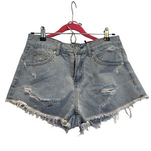 White Fox Denim Shorts - NEVER WORN WITH TAG